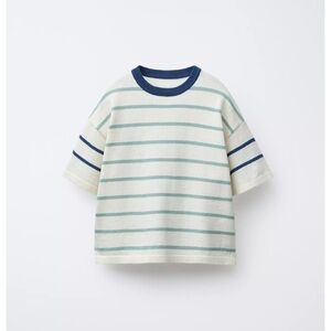 ZARA BOYS STRIPED KNIT T-SHIRT